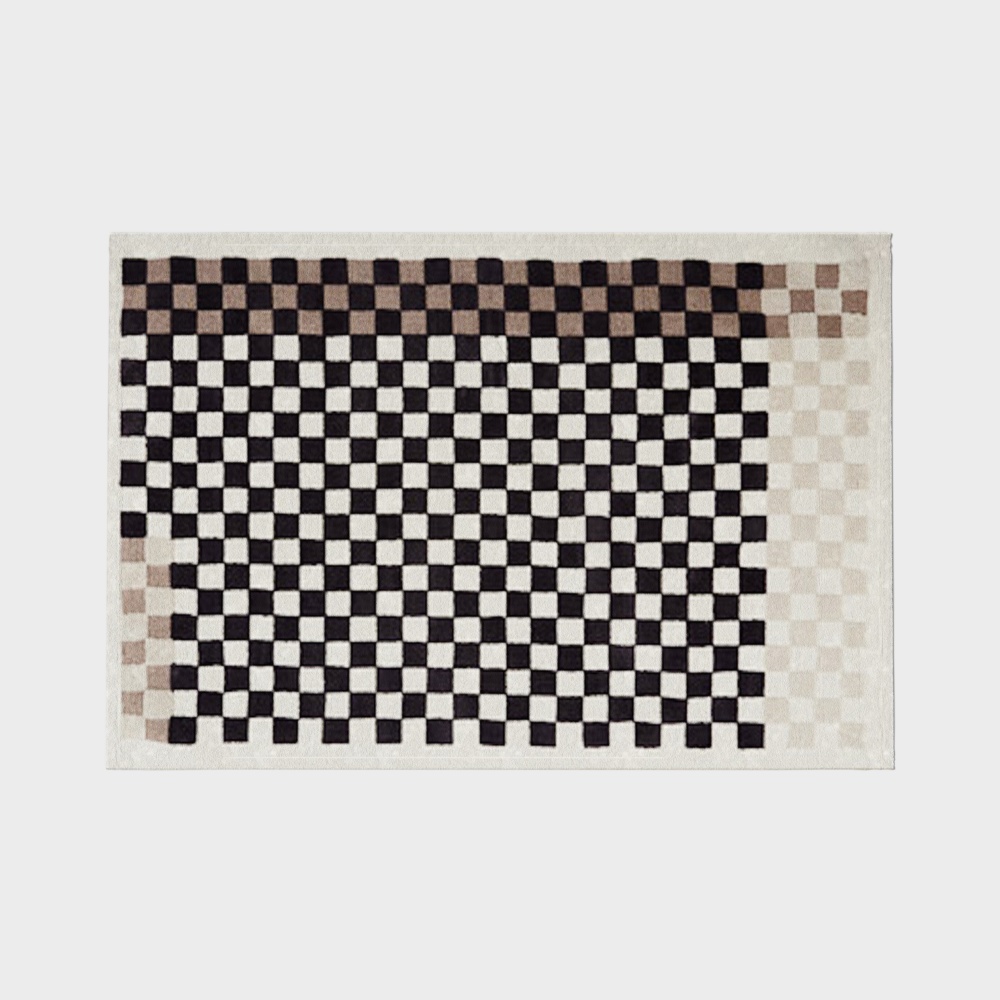Chic Checkered Carpet 3D Model