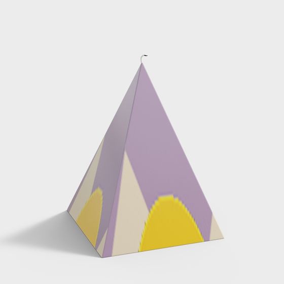 Pyramid Dream Low Poly 3D Model