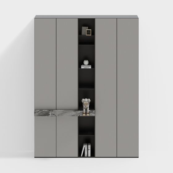 Urban Bookshelf 3D model