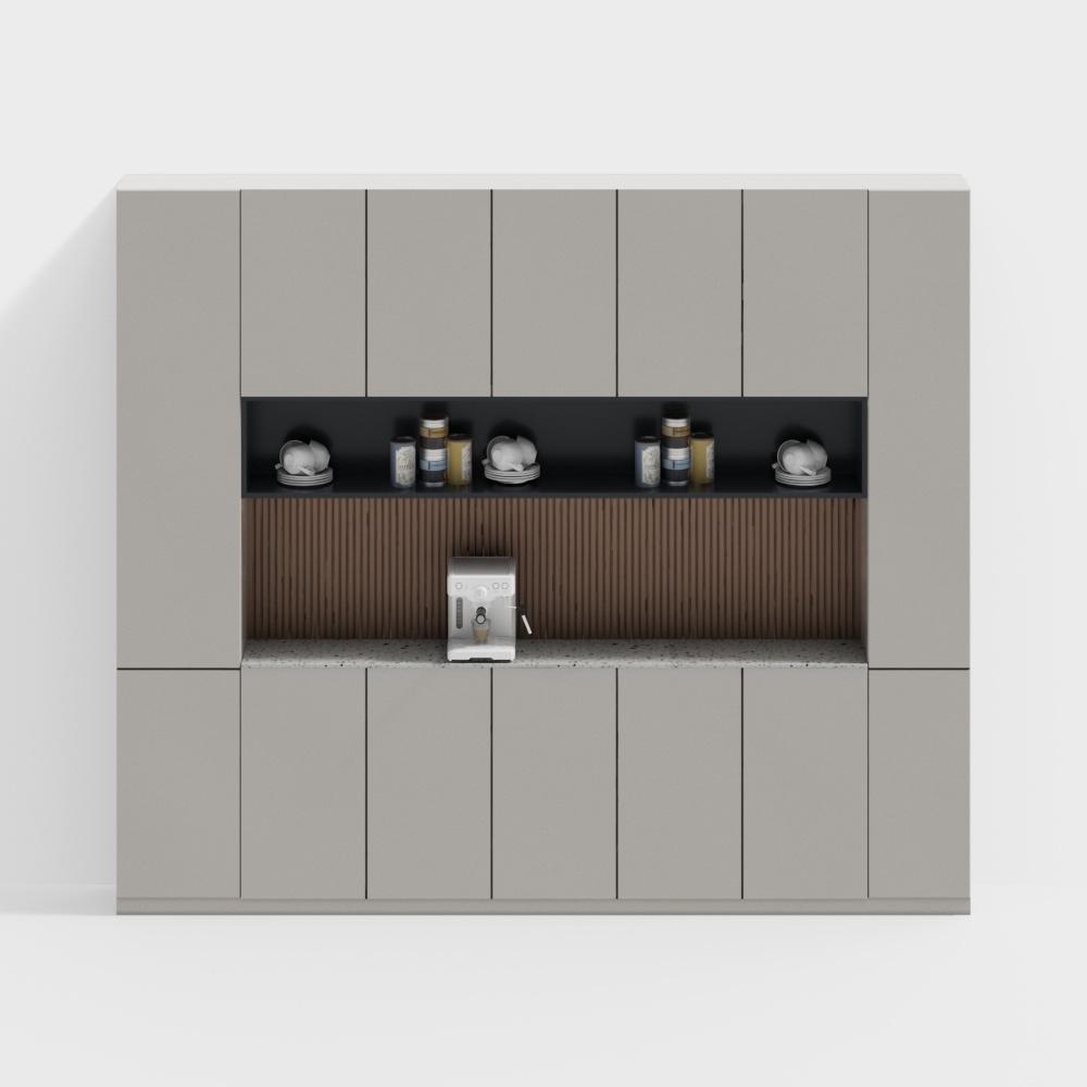 Modern cream style cabinets