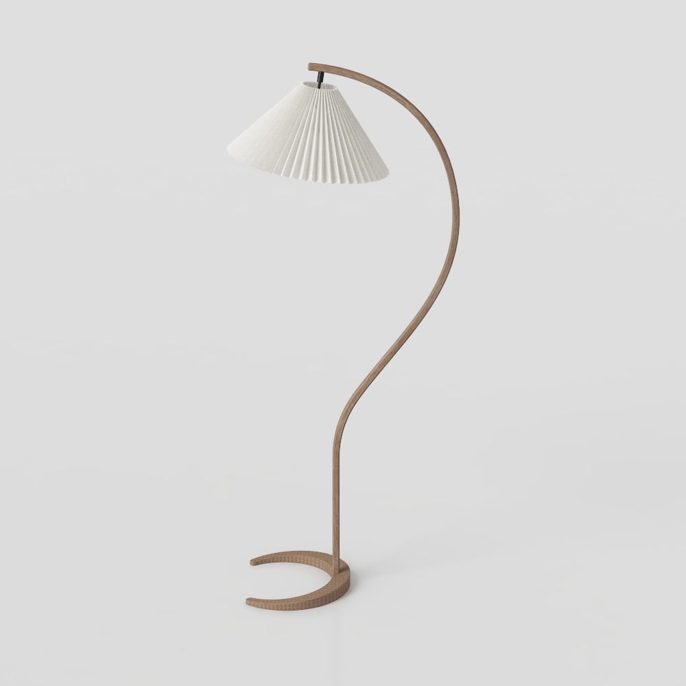 Unique 3D Model Floor Lamp for Modern Interiors