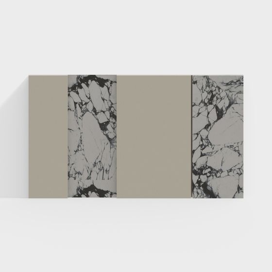 Marble Panel 3D model for Elegant Spaces