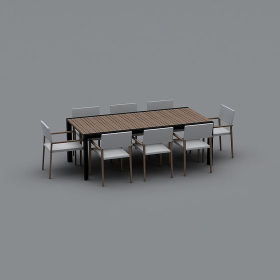 City Gathering Table 3D model