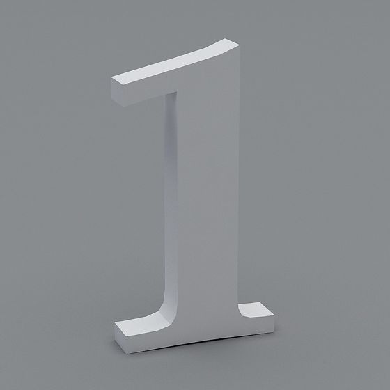 Simple and Elegant T-Type Stand 3D model