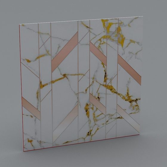 Luxury Marble Texture 3D model with Unique Geometry