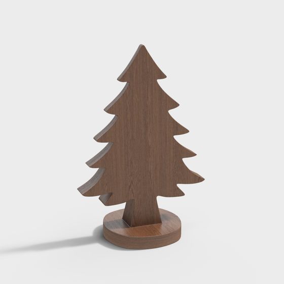 Low Polygon Christmas Tree 3D model