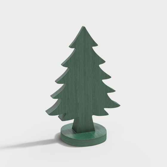 Vibrant Low-Poly Christmas Tree 3D model