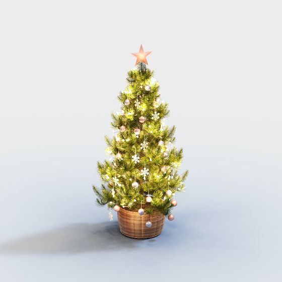 Christmas Tree 3D Model: A Winter Miracle