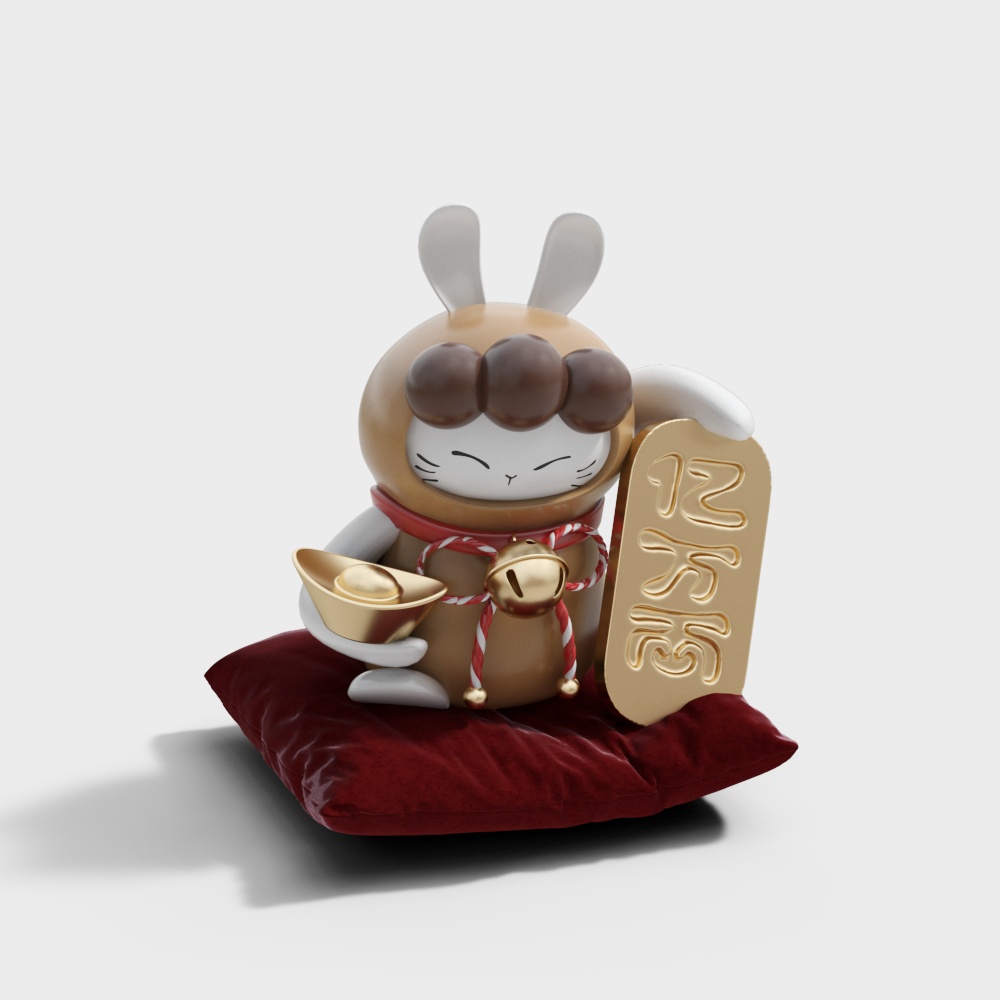 New Chinese style lucky rabbit ornaments