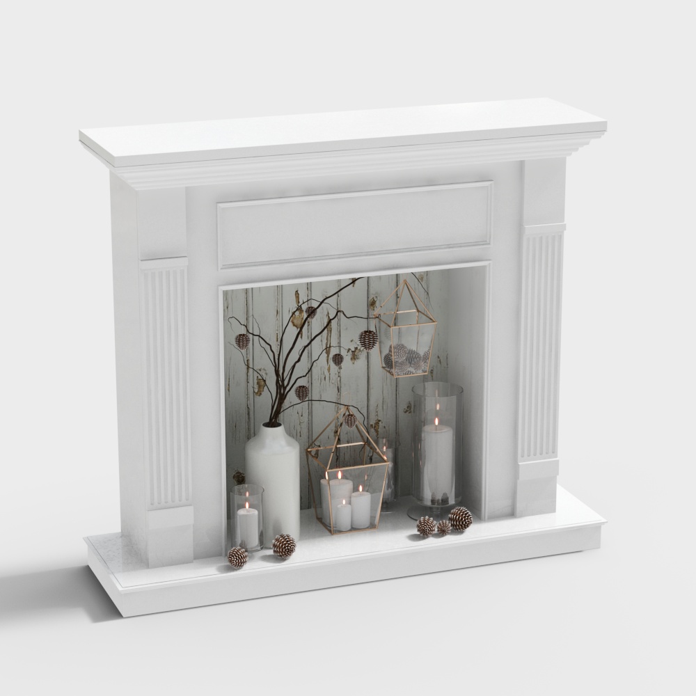 Cheminée de style européen