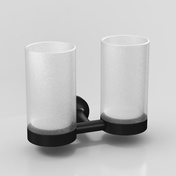 Contemporary Double Cup Holder 3D model