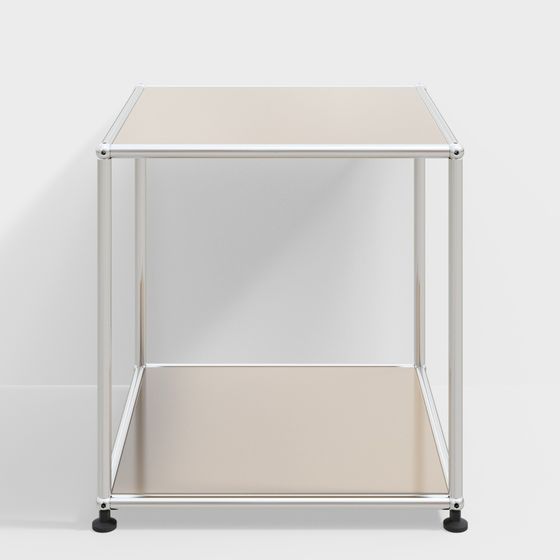 Metal Frame Storage Cabinet 3D Model