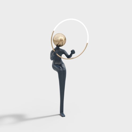 Hula Hoop Dancer 3D model