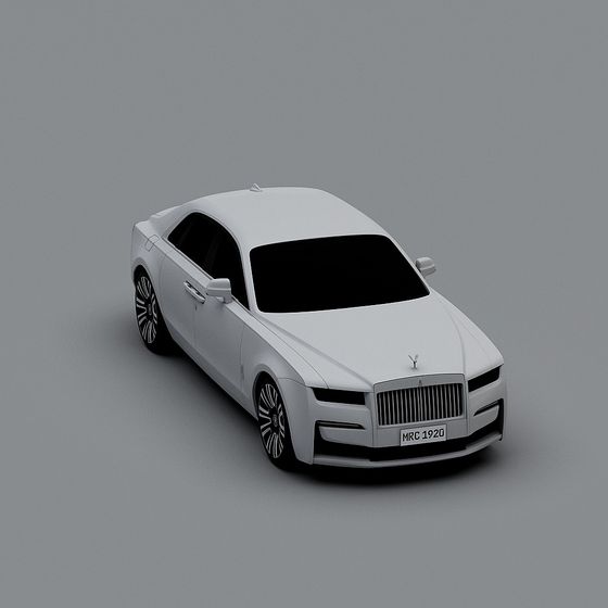 Urban Elegance Low Poly Luxury Car 3D model