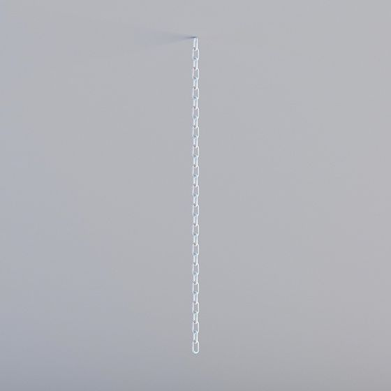 Stylish Low-Poly 3D Chain Model for Creative Projects