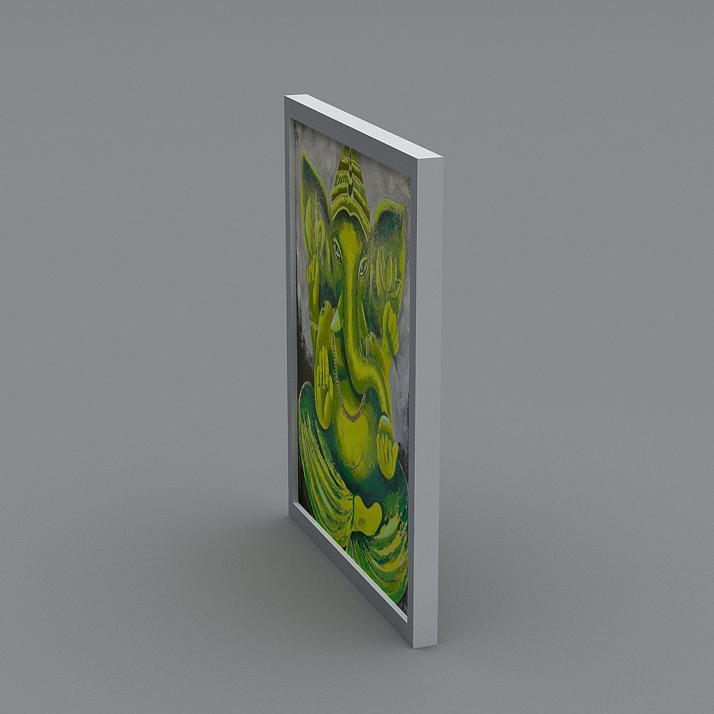 Ganesha Artwork 3D Model