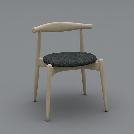 Stylish Modern Minimalist Chair 3D model