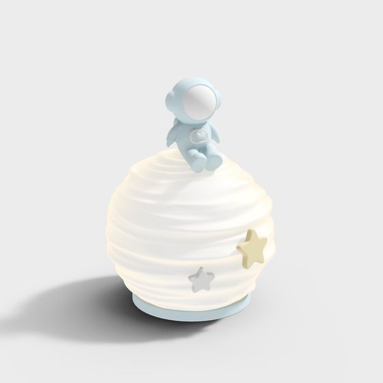 Moon Ice Cream 3D Model