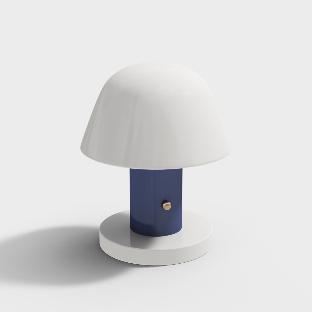 Elegant Modern 3D Lamp Model – Mushroom Design