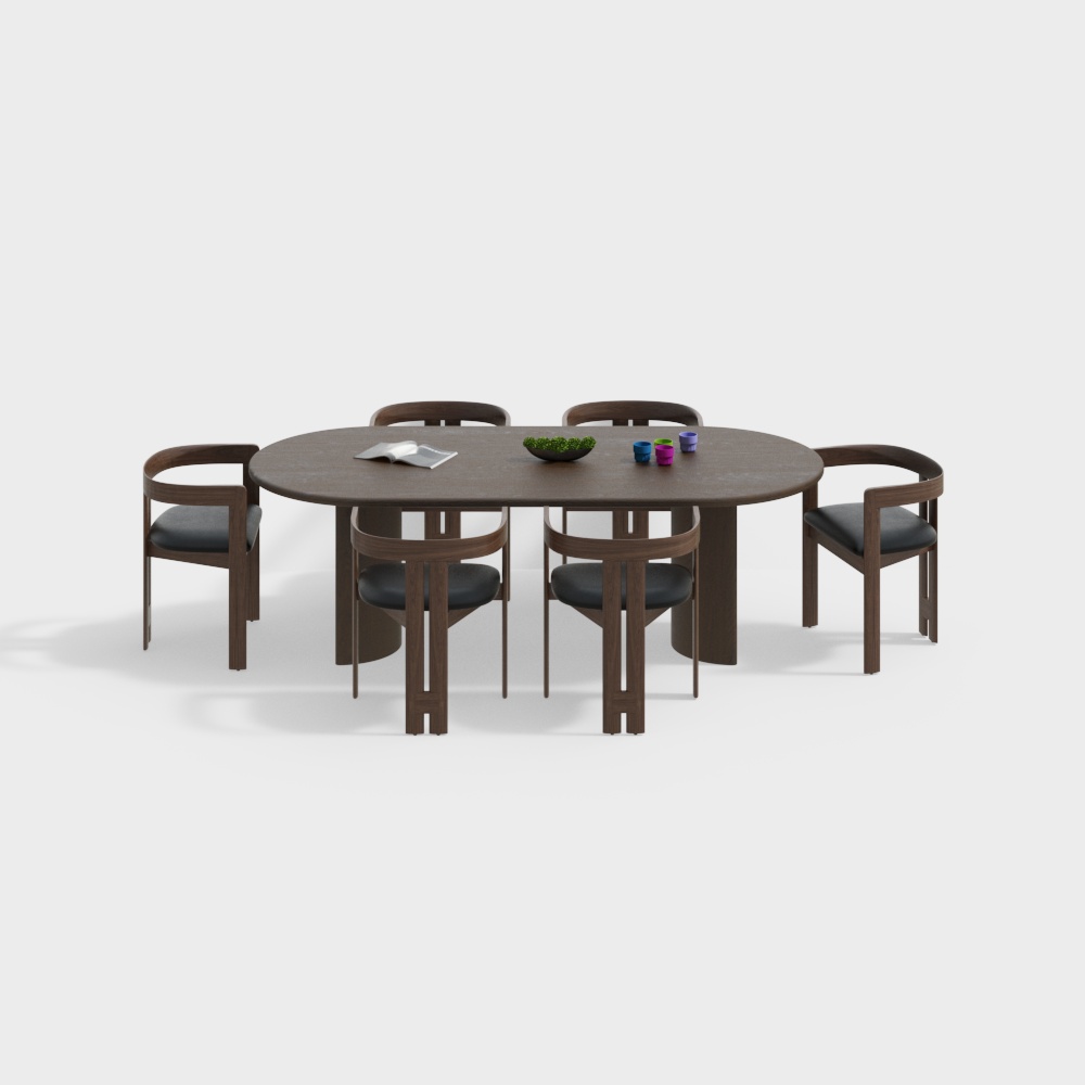 ชุดโต๊ะรับประทานอาหารและเก้าอี้สไตล์โมเดิร์น