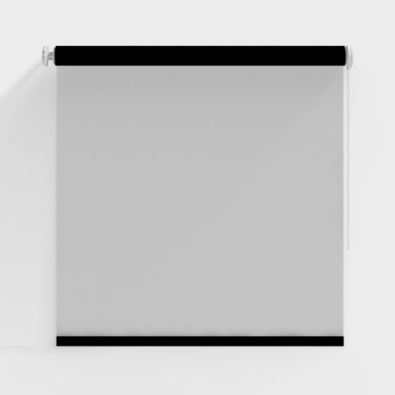 Minimalist Roll-Up Shade 3D model for Modern Spaces