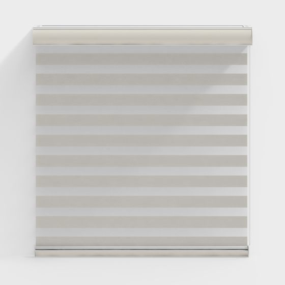 Chic Low-Poly Curtain 3D model for Modern Spaces