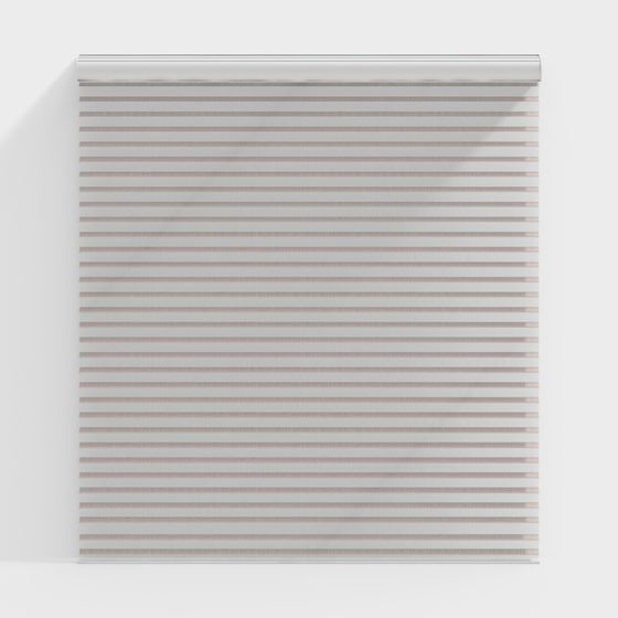 Minimalist Louvered Shutter 3D model