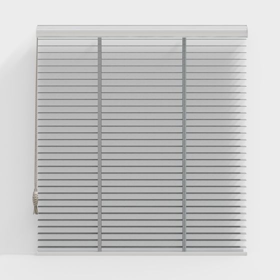 Minimalist Blinds 3D model for Modern Interiors