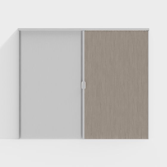 Modern Minimalist Folding Door 3D model