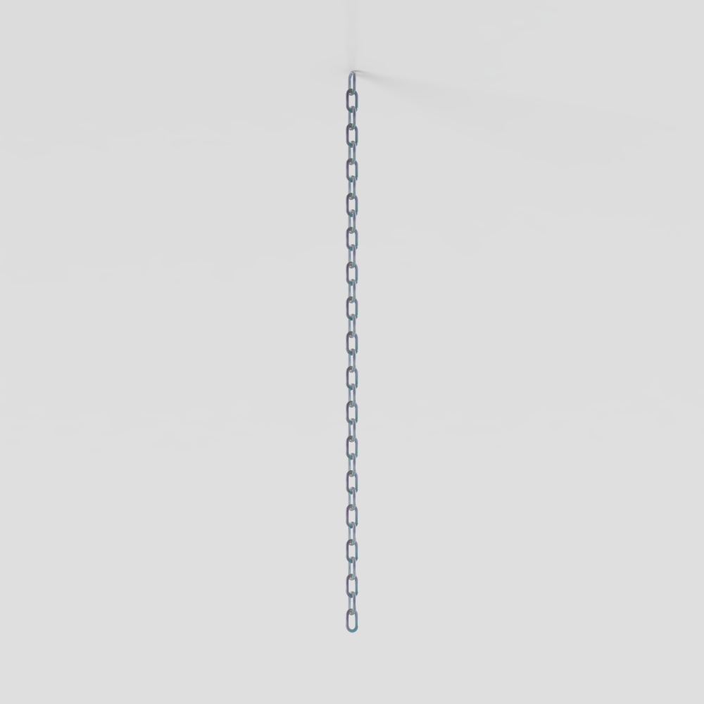 Hanging Chain 3D model - Industrial Elegance