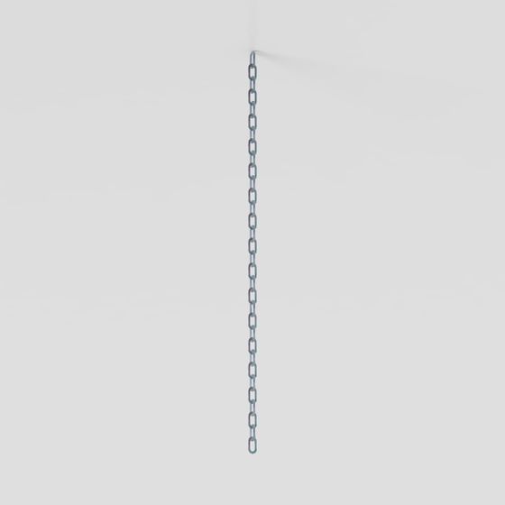 Hanging Chain 3D model - Industrial Elegance
