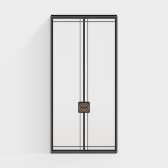 Minimalist Urban Gate 3D model