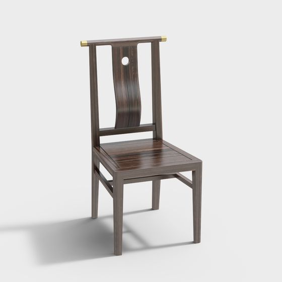 Elegant Minimalist Chair 3D model