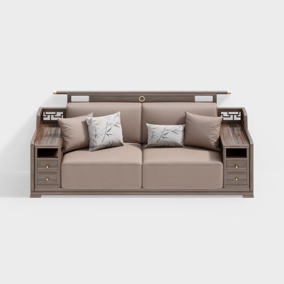 Elegant Modern Sofa 3D model