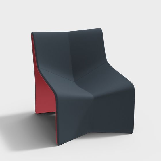 Stylish 3D Chair Model for Urban Interiors