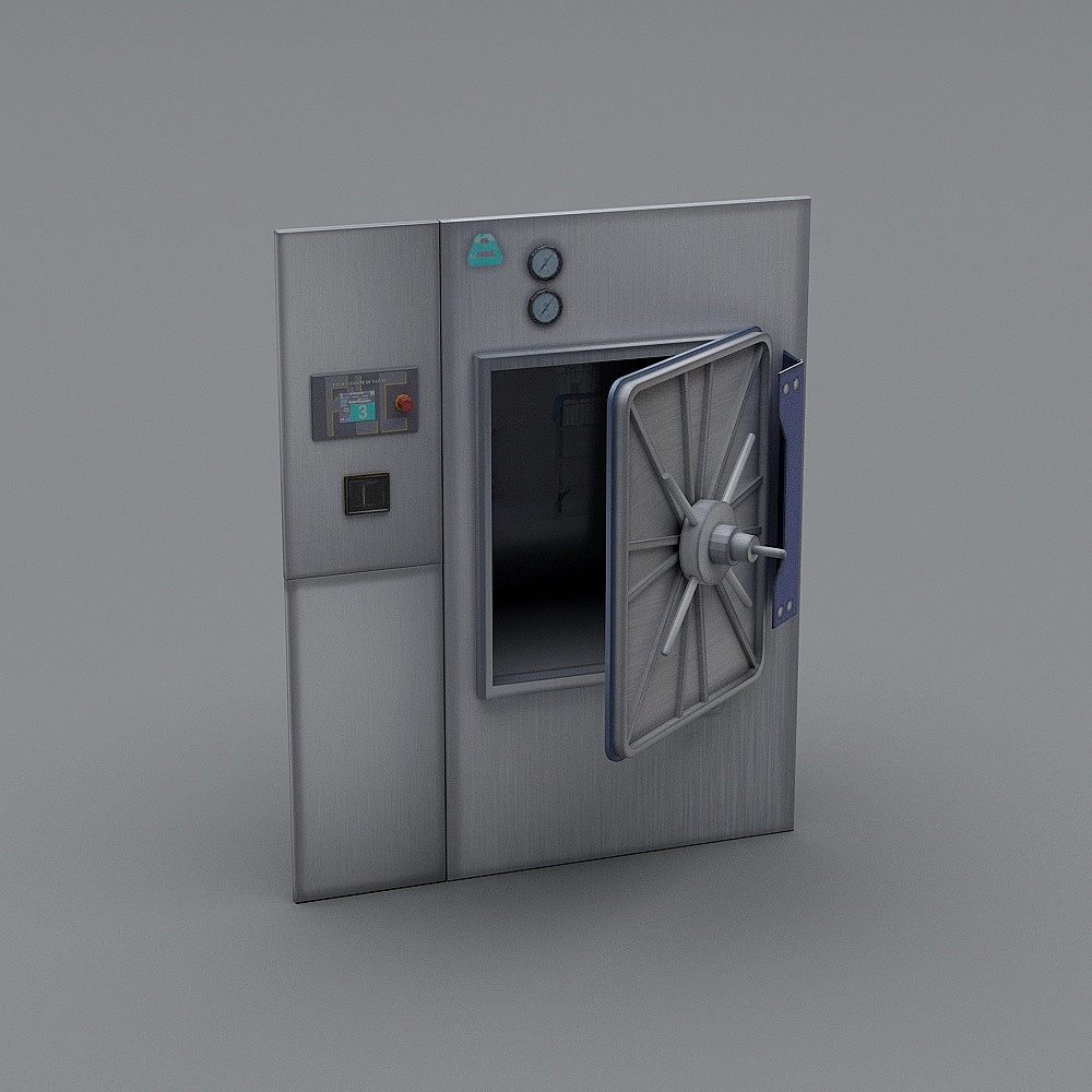 Secure Vault Door 3D Model - The Key to Safety
