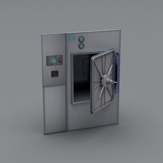 Secure Vault Door 3D Model - The Key to Safety