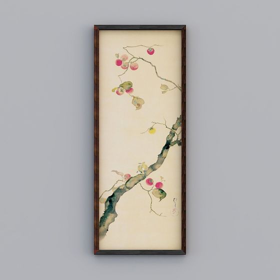 Autumn Fruits 3D Model