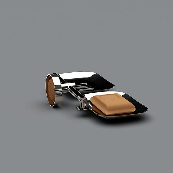 Stylish Low-Polygon Shovel 3D model