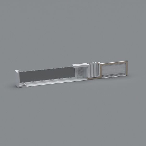 Minimalist Urban Entrance 3D model