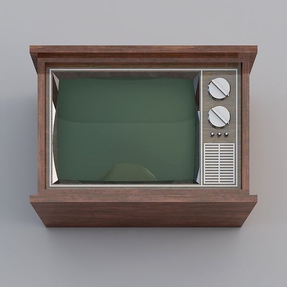 Vintage Television 3D model for Creative Projects