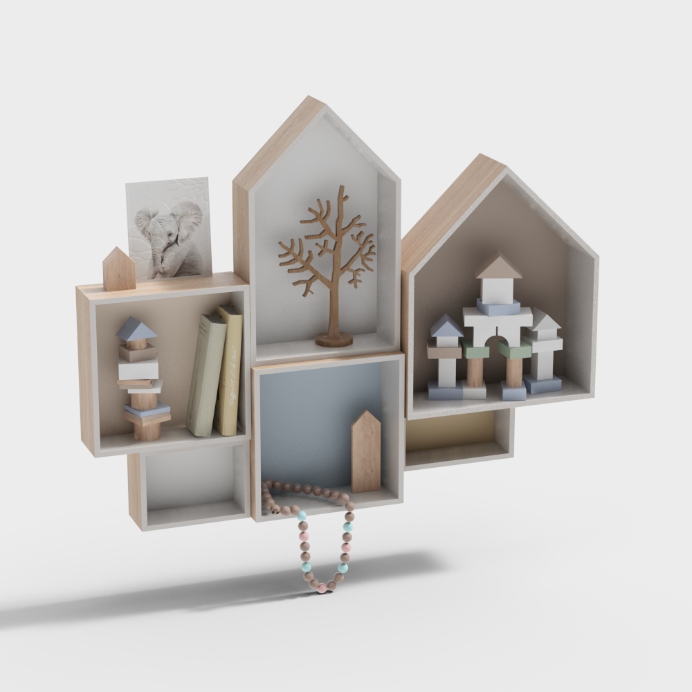 ตู้ติดผนังเด็กทันสมัย