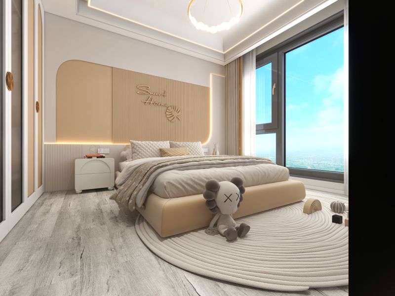 Modern Sweet Home Bedroom with Natural Touches