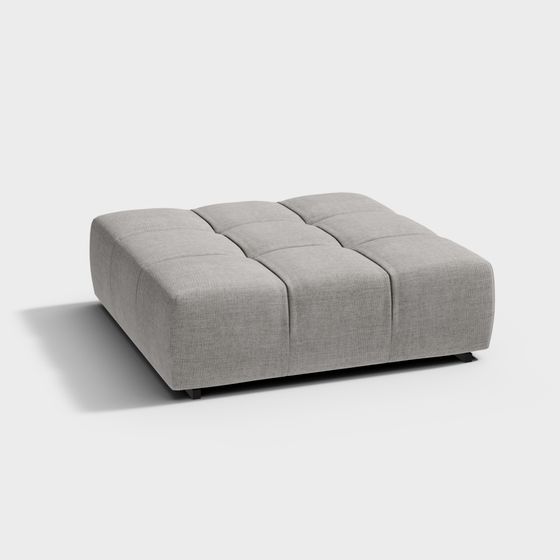 Gray Sofa Chair 3D Model