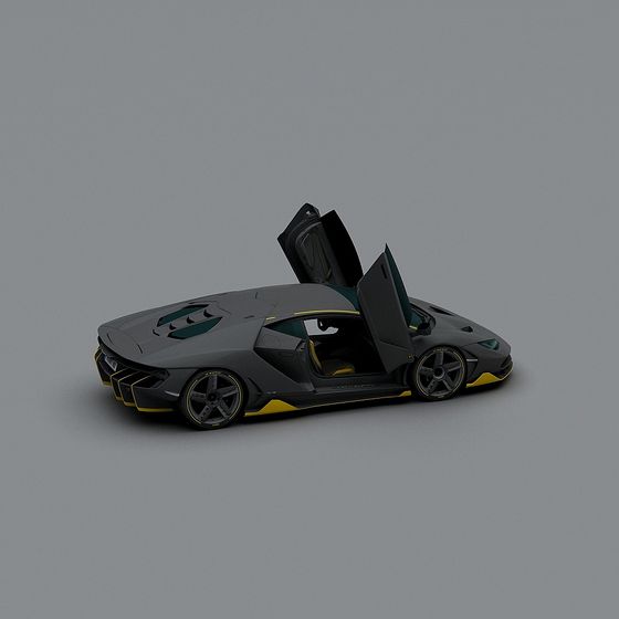 SpeedRacer Futuristic Car 3D Model