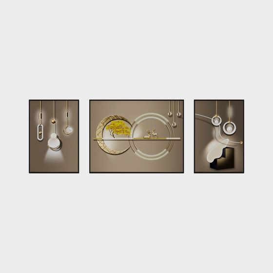 Suspended Art 3D model