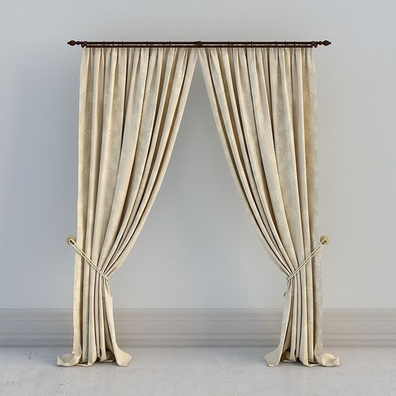 Classic Curtain 3D model