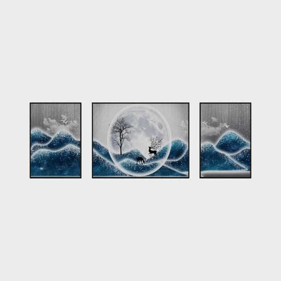 Moonlit Forest 3D Model Collection