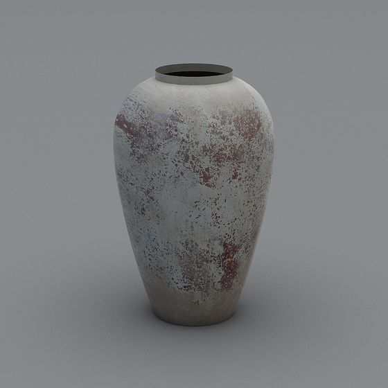 Vintage Ceramic Pot 3D Model