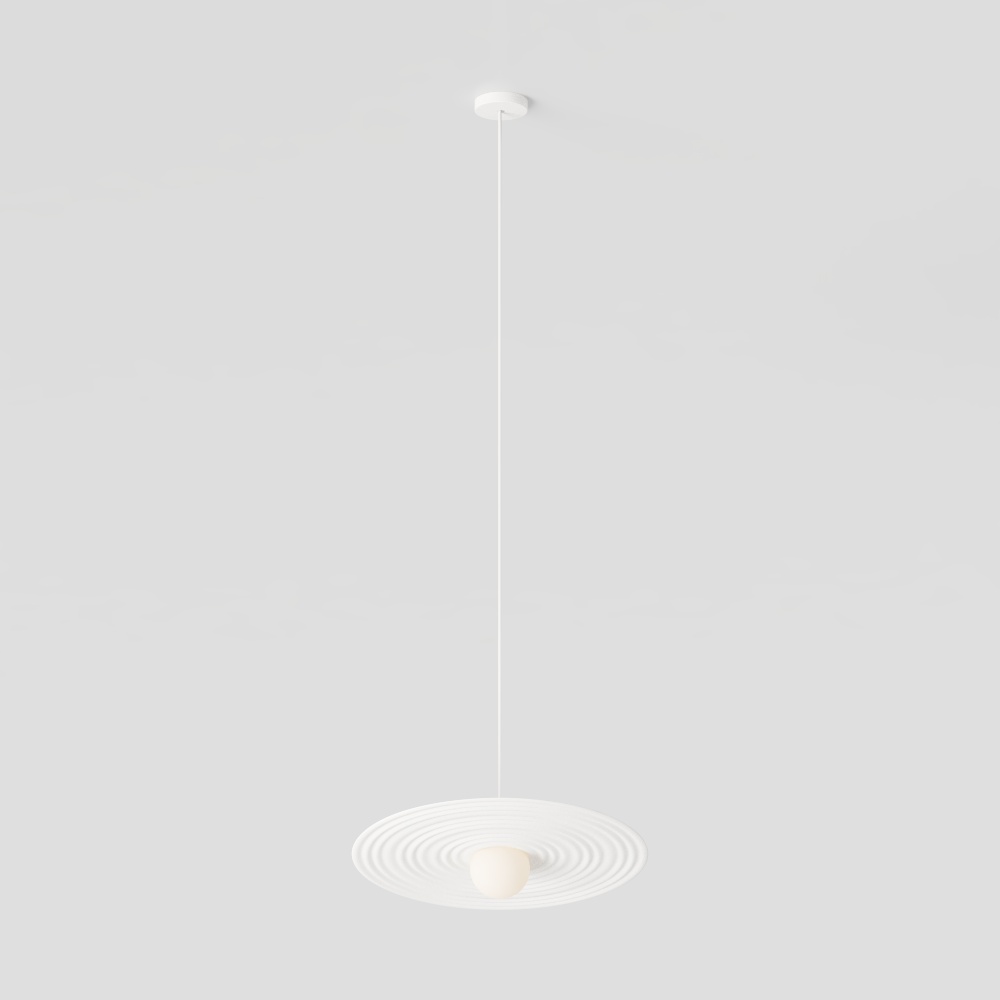 Minimalist Ring Pendant Light 3D model